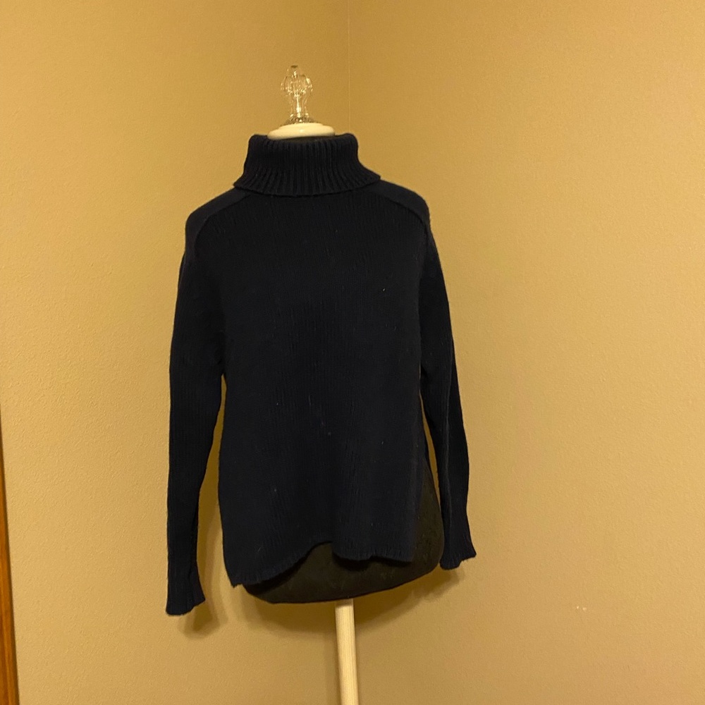 💜 Golden Aritzia cashmere navy sweater